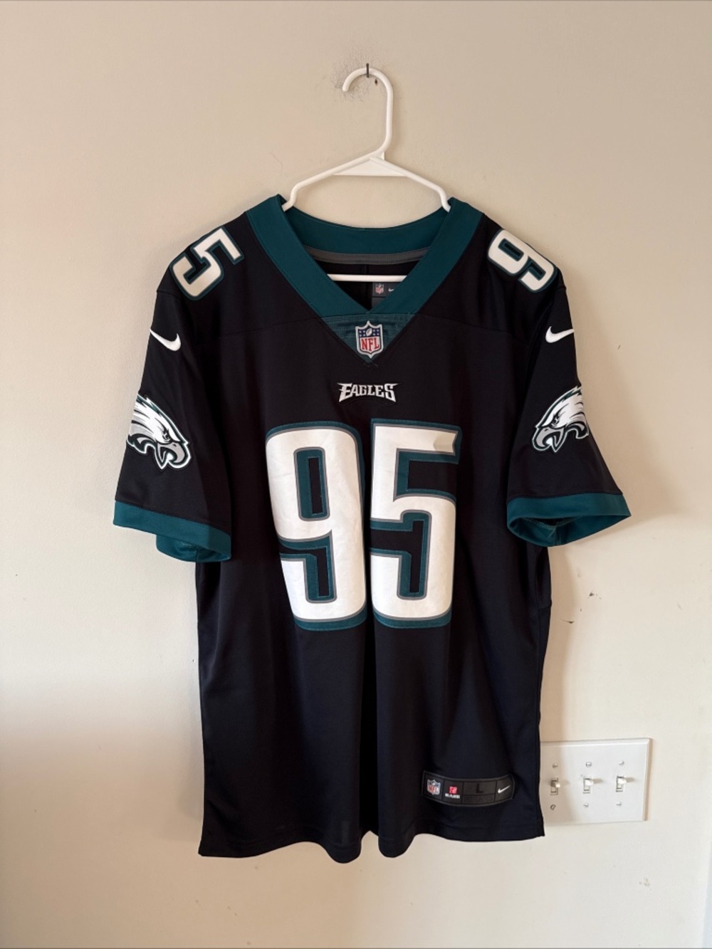 Men’s Nike Mychal Kendricks #95 Philadelphia Eagles Vapor Lmtd Jersey Sz L RARE